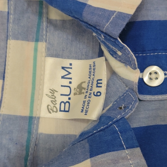 Baby dress shirt bodysuit - Picture 5 of 7